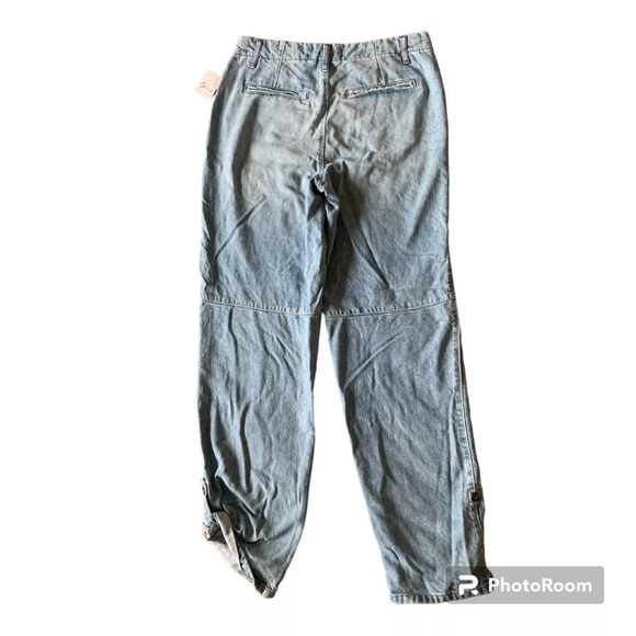 Free People Straight Leg Jeans - Light Blue - Picture 4 of 12